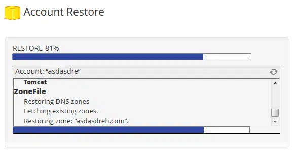 كيفية استعادة النسخ الاحتياطي لموقع علي cPanel