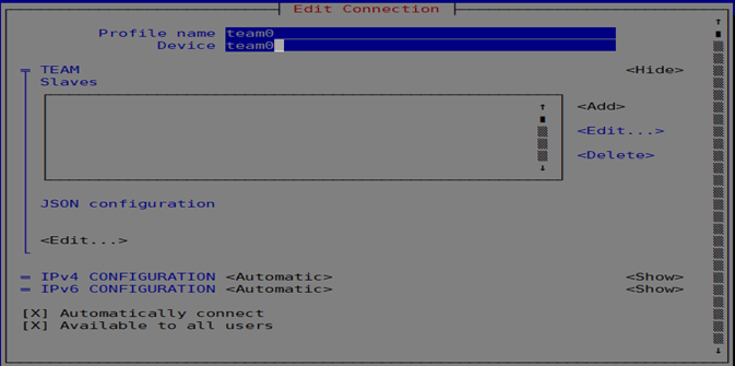 2- طريقه عمل configuration nic teaming