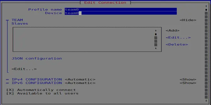 2- طريقه عمل configuration nic teaming