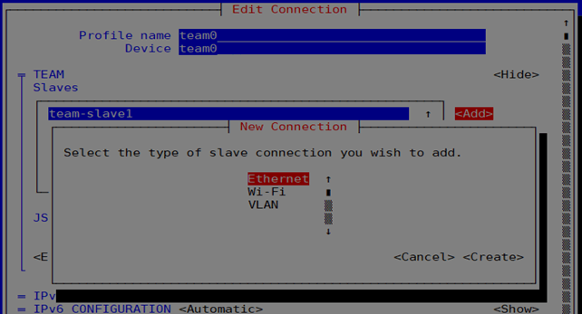 configuration nic teaming2