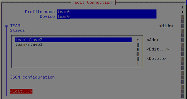 configuration nic teaming4