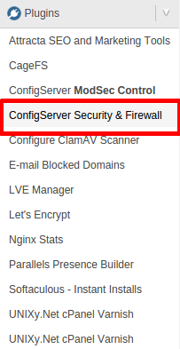 شرح فتح port في Firewall/CSF علي whm