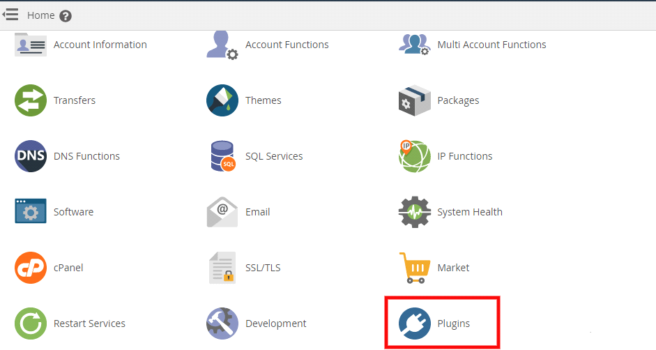 Configure CSF1