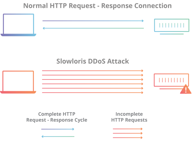 ما هو هجوم Slowloris DDoS؟