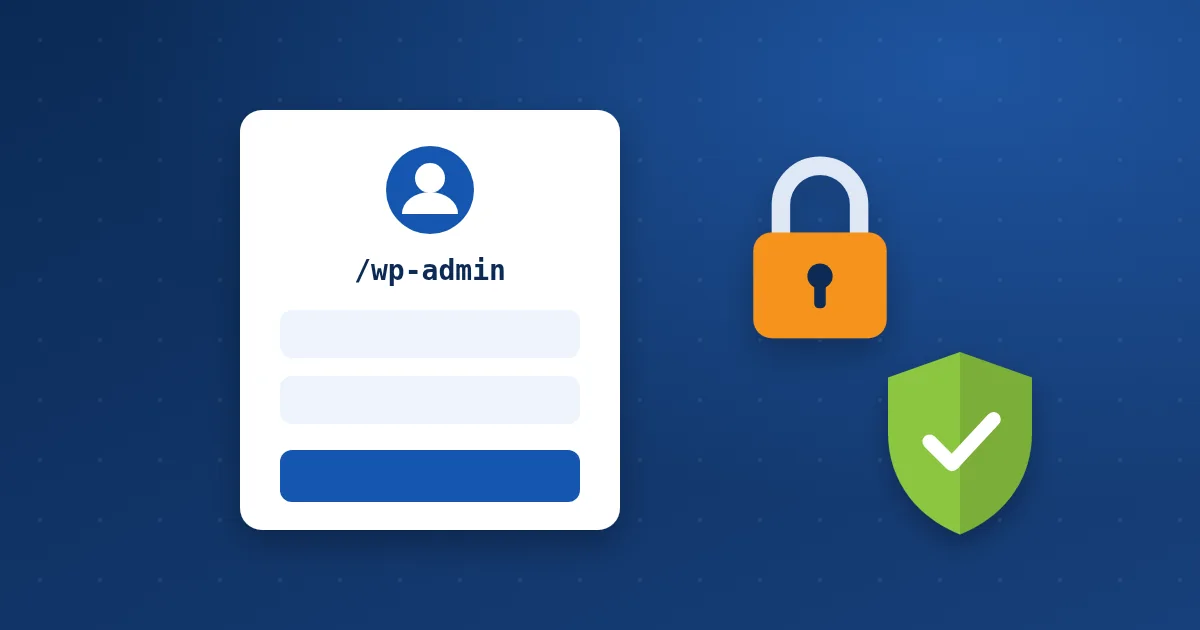 صفحة دخول ووردبريس wp-admin مع قفل ودرع حماية